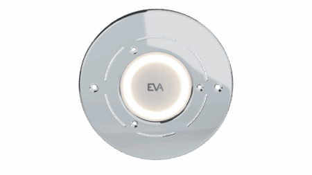 EVAsubaqua A40 A50_light module white_warm white + core cover inox gloss_01 EVAsubaqua A40 A50_light module white_warm white + core cover inox gloss_01