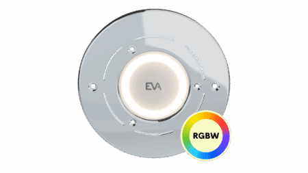EVAsubaqua A40 A50_light module white_warm white + core cover inox gloss_rgbw_01 EVAsubaqua A40 A50_light module white_warm white + core cover inox gloss_rgbw_01