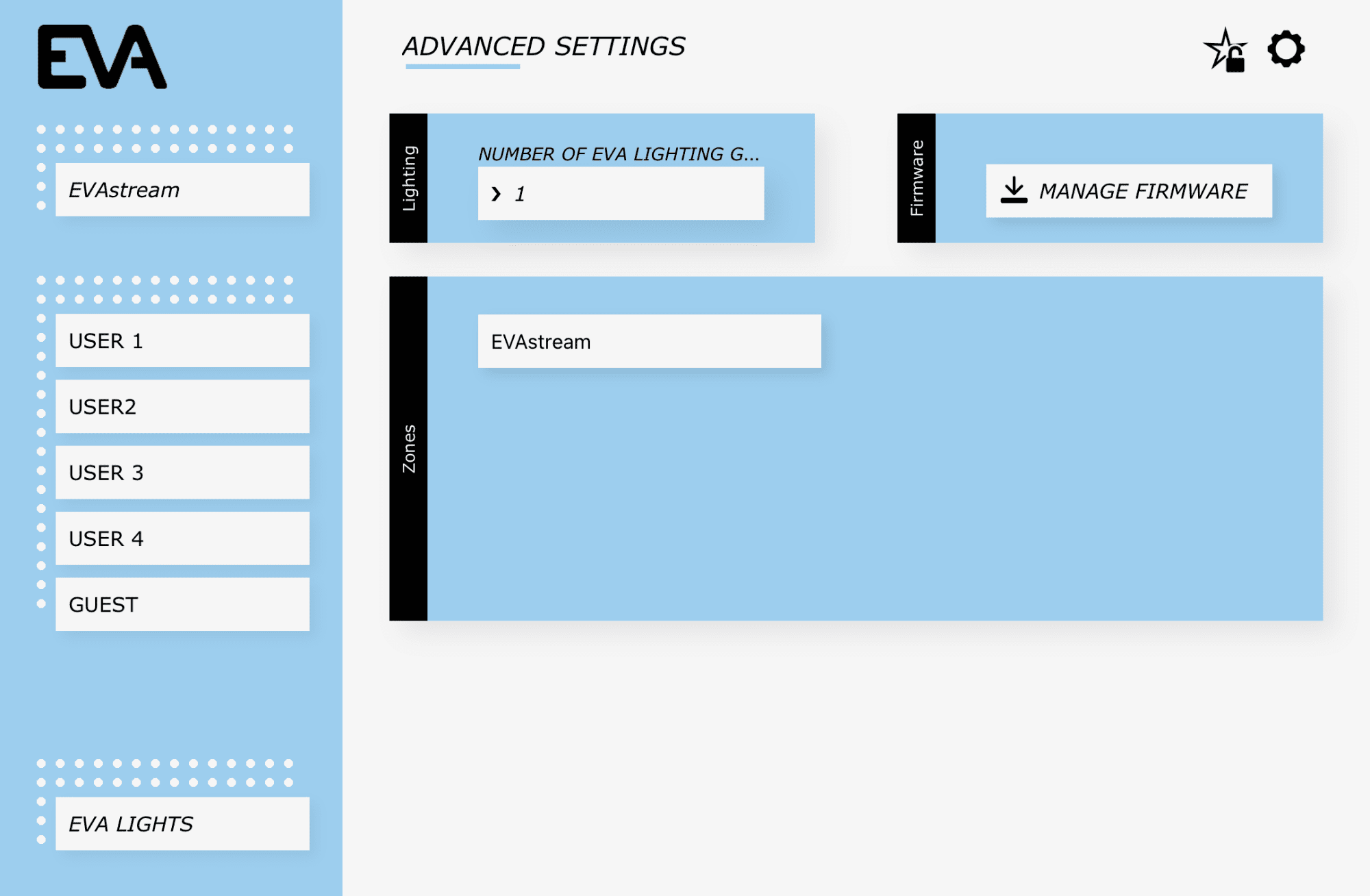 App – Advanced settings App – Advanced settings