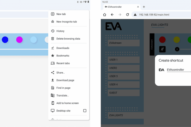App – Home screen – Android App – Home screen – Android