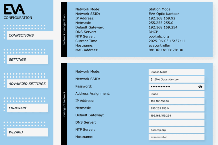Station mode – Static Station mode – Static