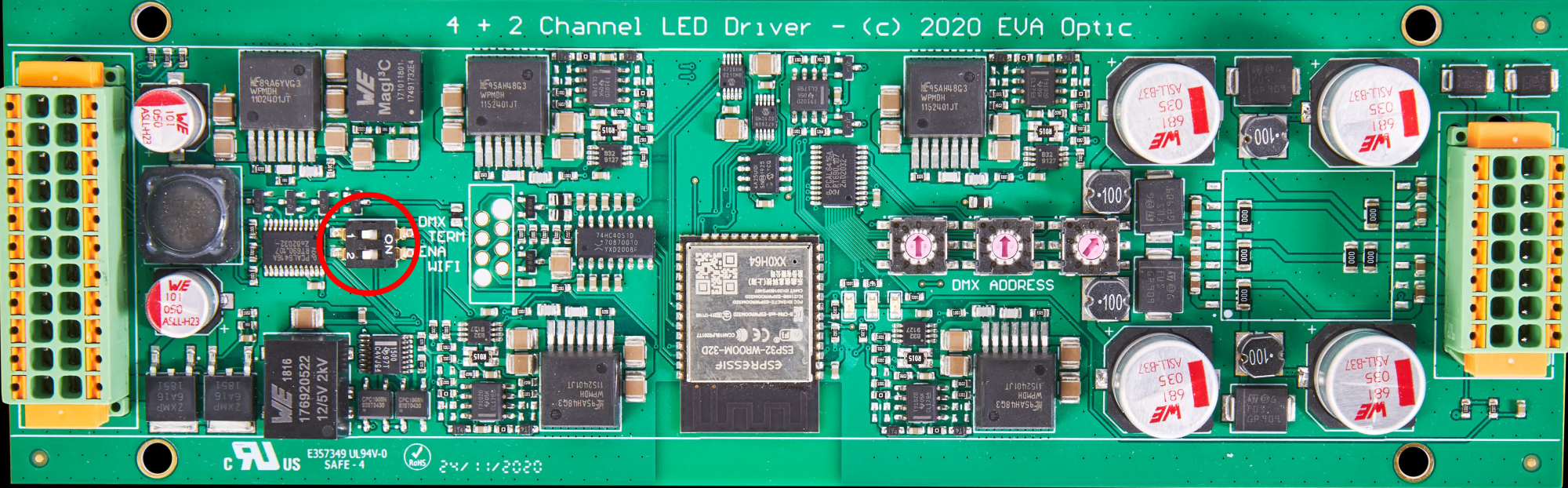 4 CHANNEL LED DRIVER FRONT – ENA WiFi