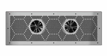 EVAstream_double turbine_frontplate+turbine_core cover inox gloss