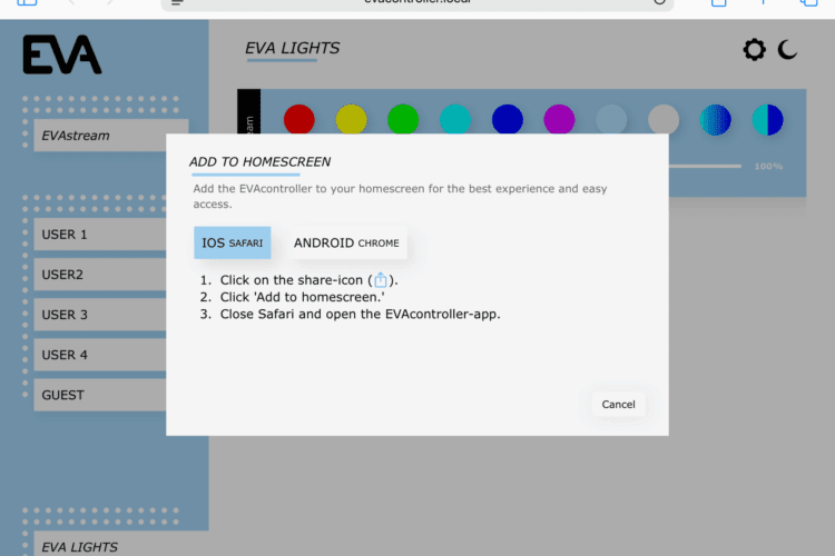 App – Home screen pop-up App – Home screen pop-up