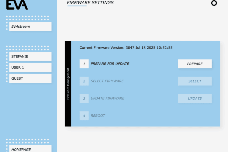 Firmware settings Firmware settings